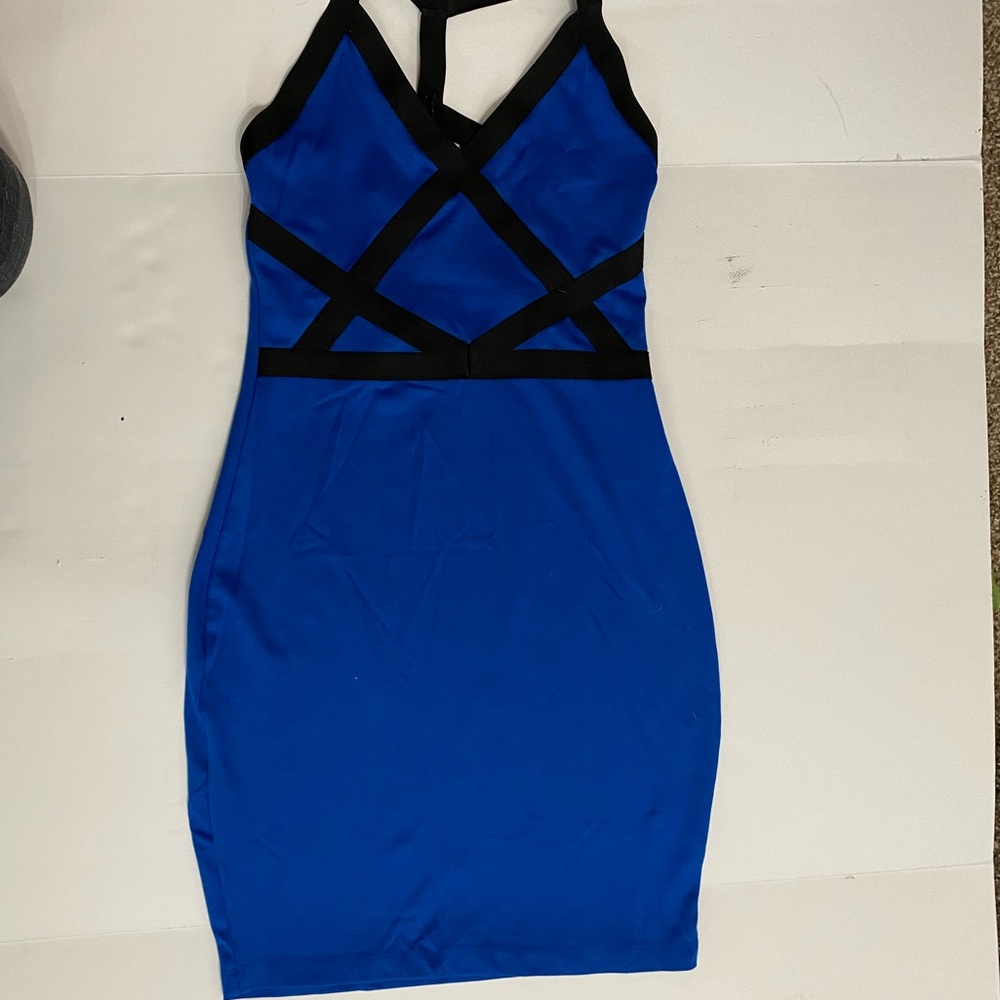 Nicki Minaj blue body on dress. Medium.